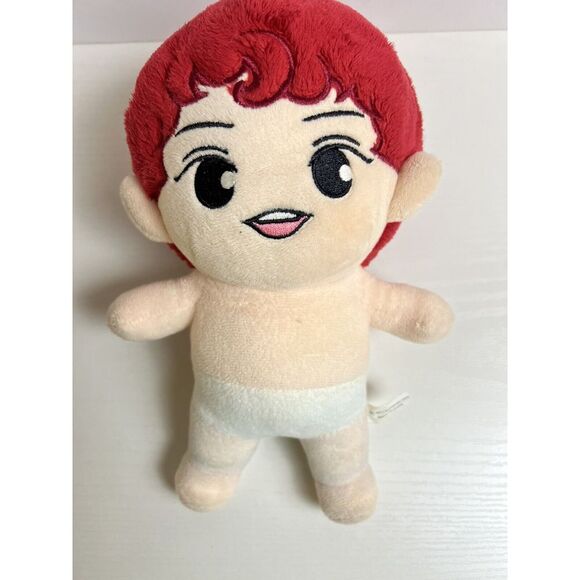 23cm KPOP EXO Plush OHH Sehun Doll Stuffed Toy w/clothes Oh SeHun Original Red - Picture 3 of 10